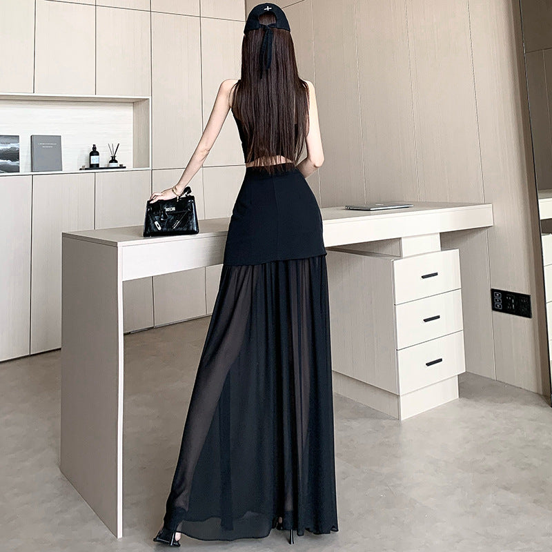 Eden Black Maxi Skirt