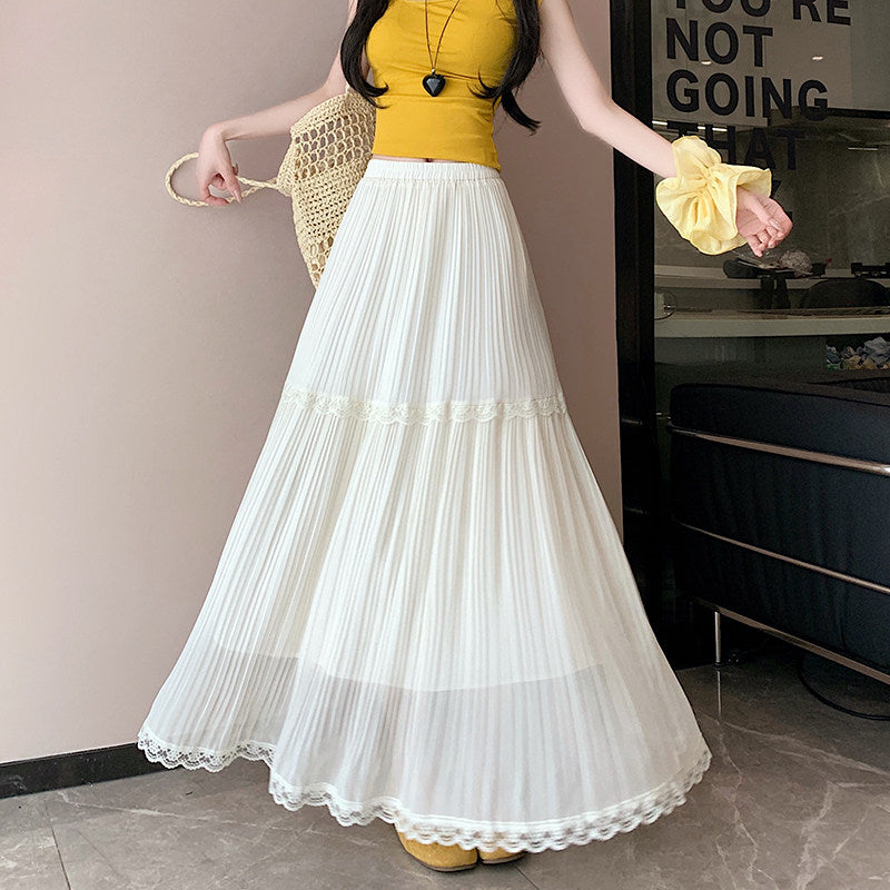 Polly Pleated Maxi Skirt