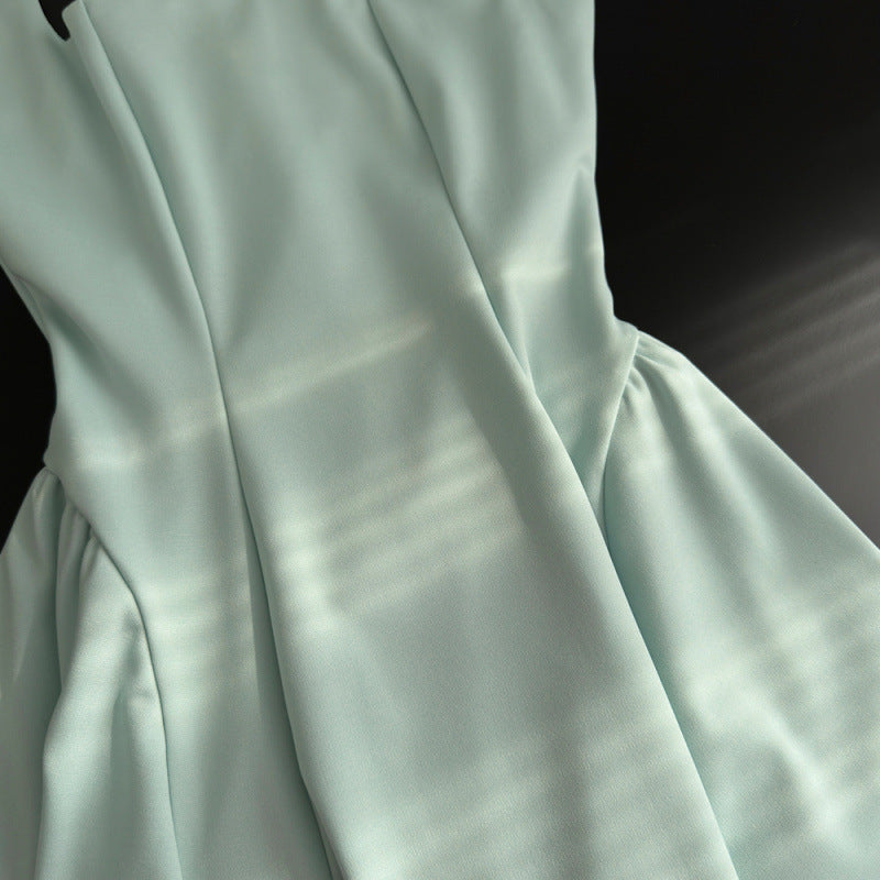 Eloise Square Neck Lined Mini Dress