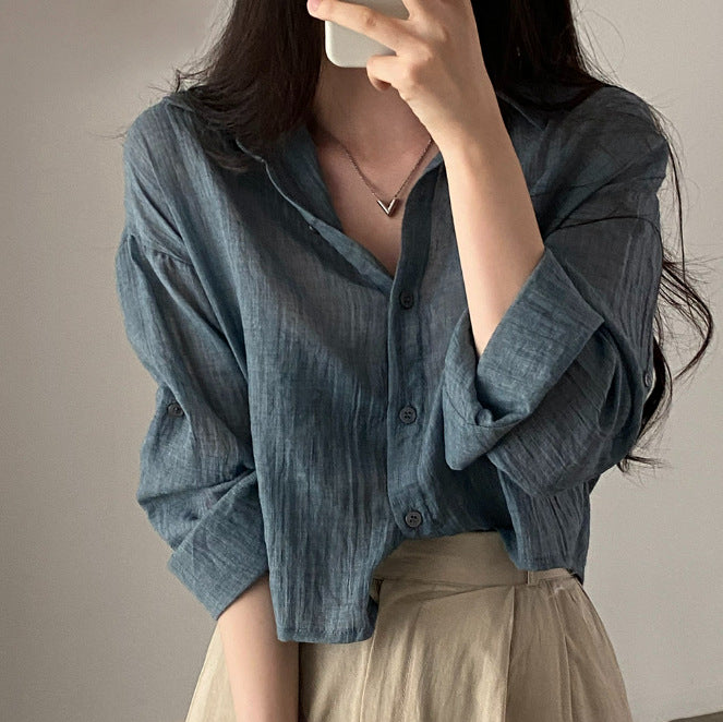 Charlotte Long Sleeved Button Shirt