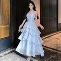 Eva Blue Maxi Dress