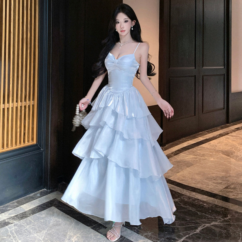 Eva Blue Maxi Dress
