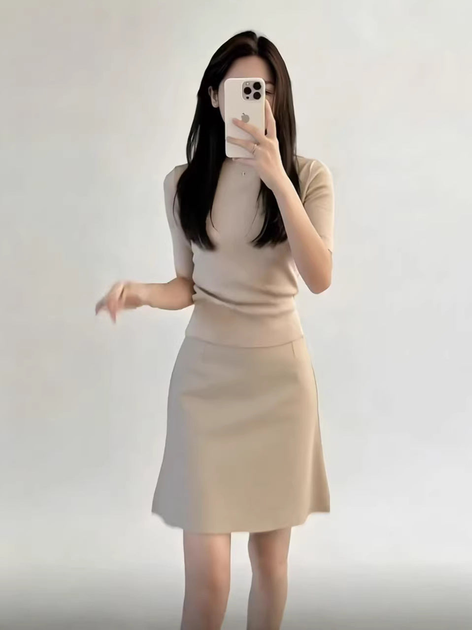 Sandra Satin Mini Skirt