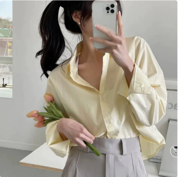 June Long Sleeved Button Shirt