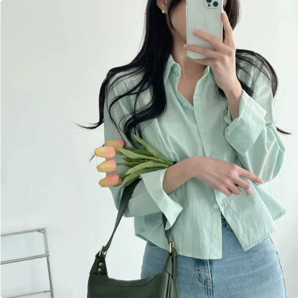 June Long Sleeved Button Shirt