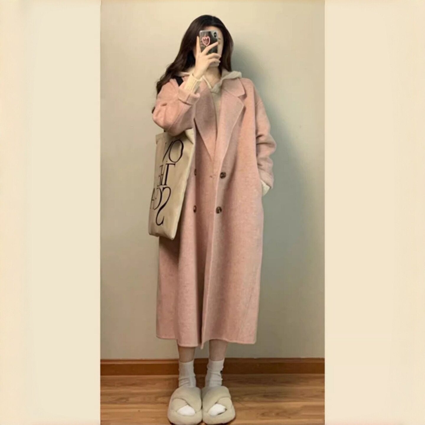 Eliana Maxi-Length Wool Coat