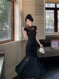 Nina Qipao Lace Mermaid Dress