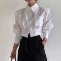 Sophie Collared Cropped Top