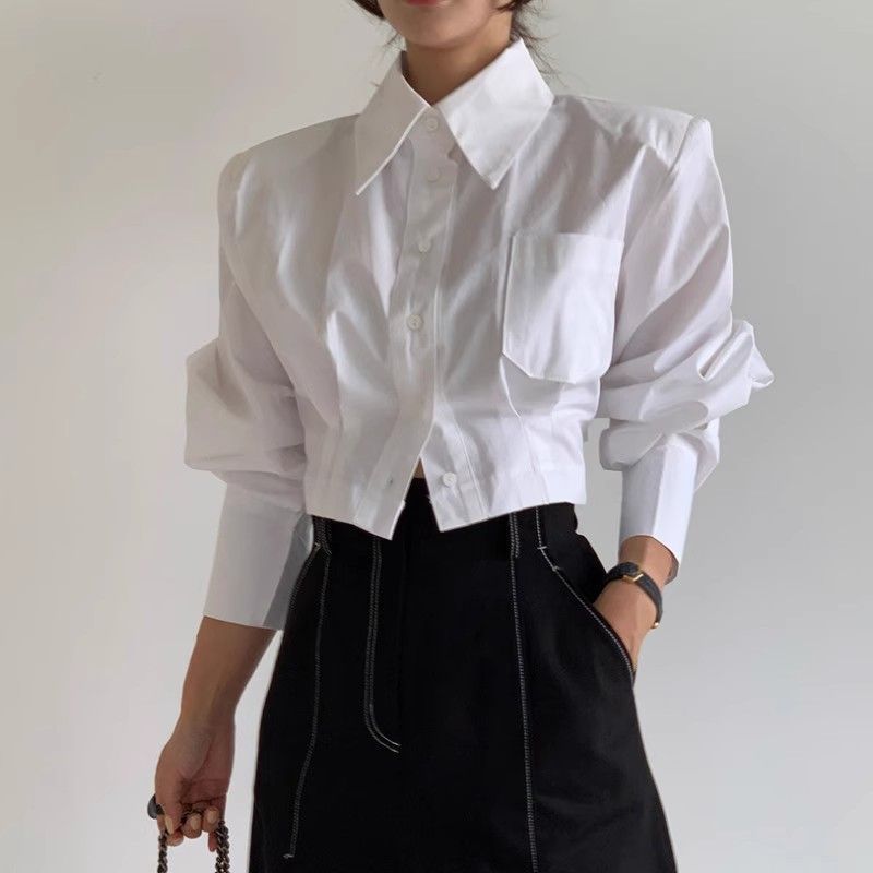 Sophie Collared Cropped Top
