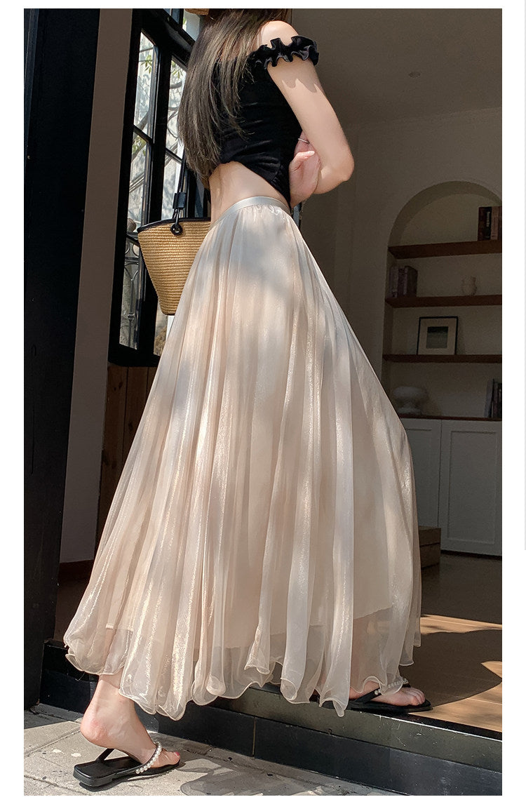 Grace Mesh Maxi Skirt