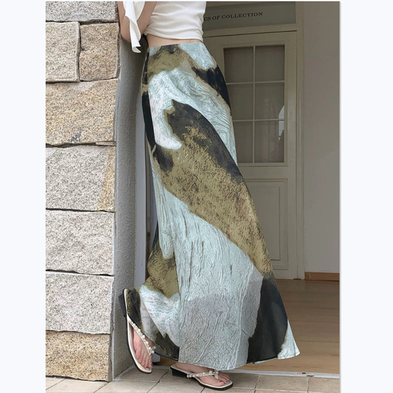 Zelda Print Maxi Skirt