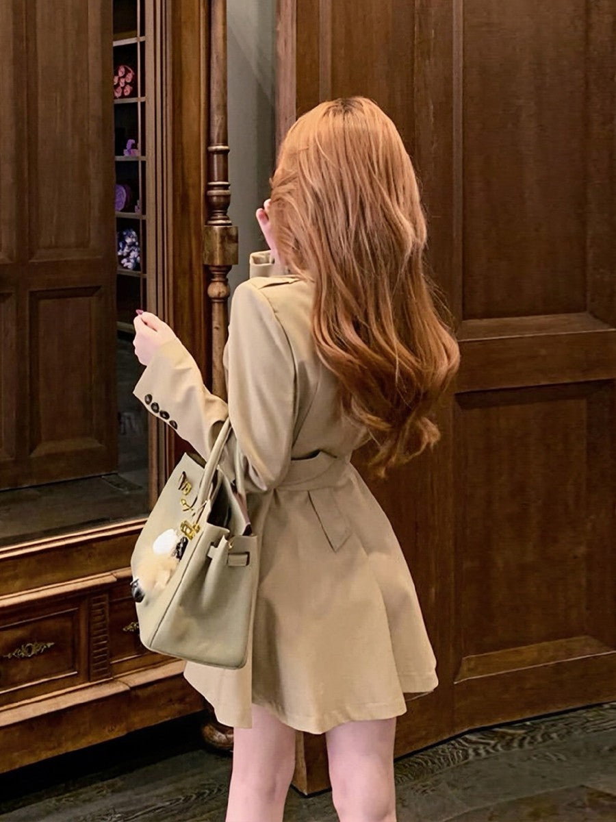Aurora Trench Coat Mini Dress