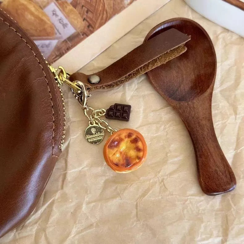 Egg Tart Keychain