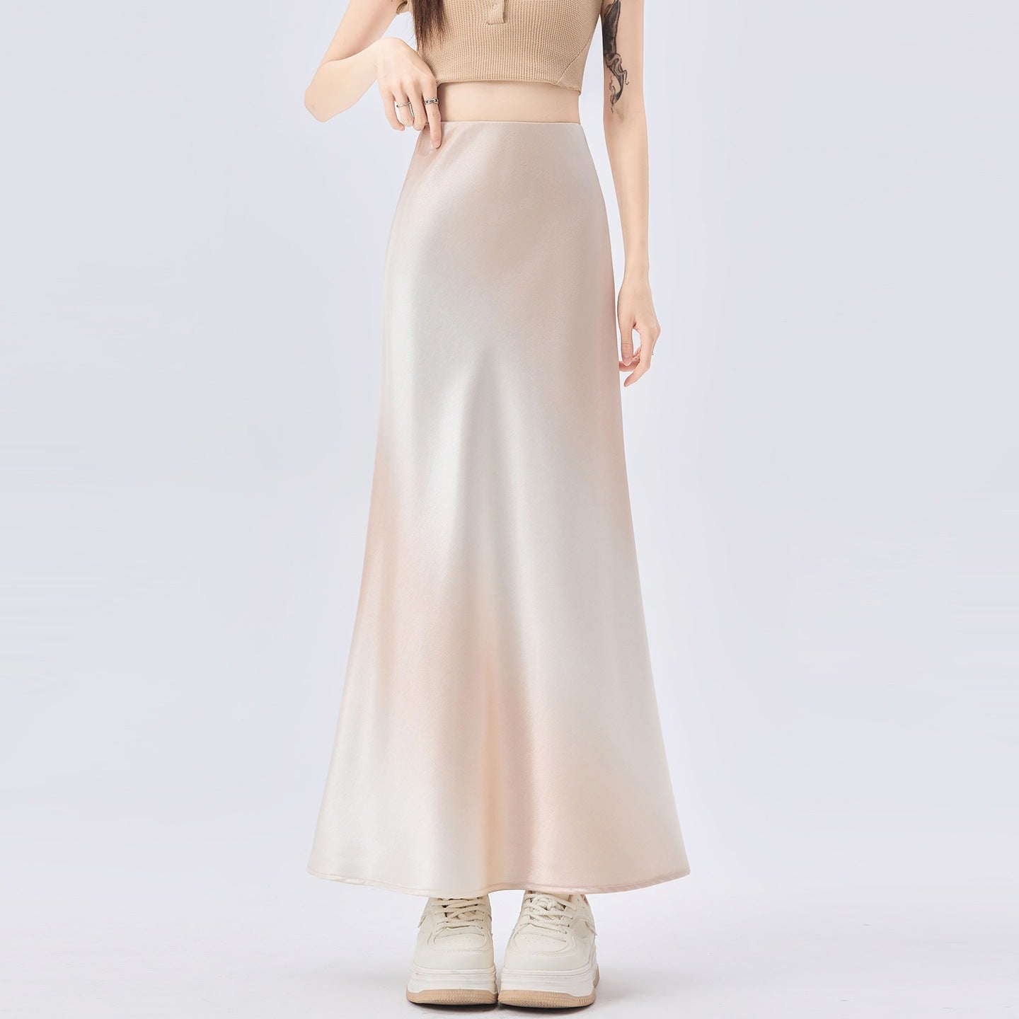 Camelia Gradient Maxi Skirt