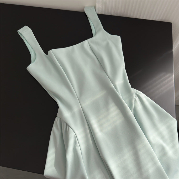 Eloise Square Neck Lined Mini Dress