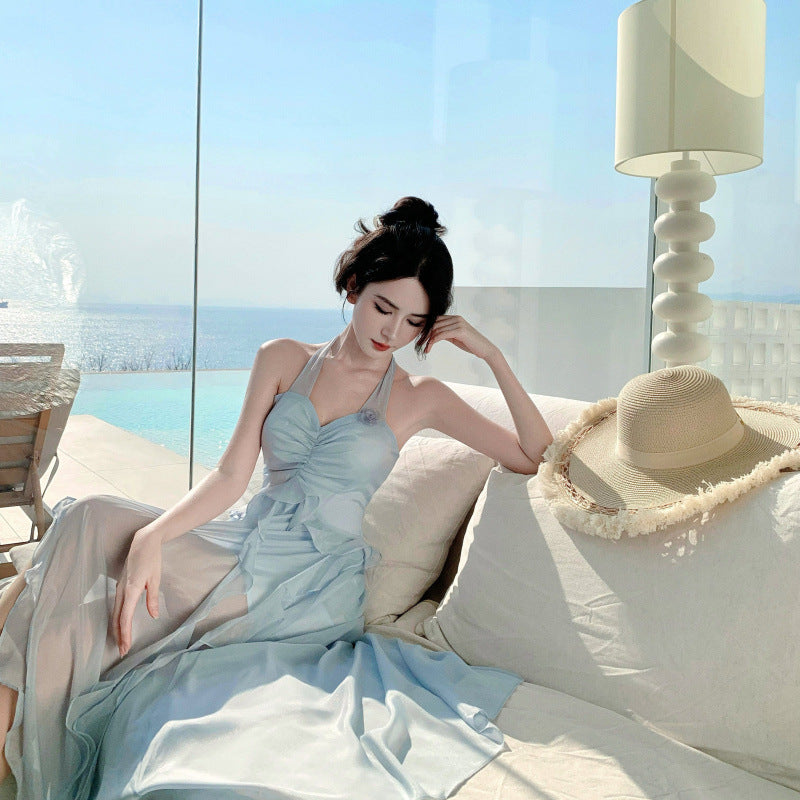 Ava Blue Maxi Dress