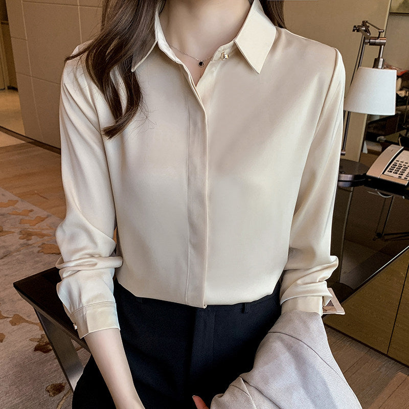 Lila Long-Sleeve Collar Shirt