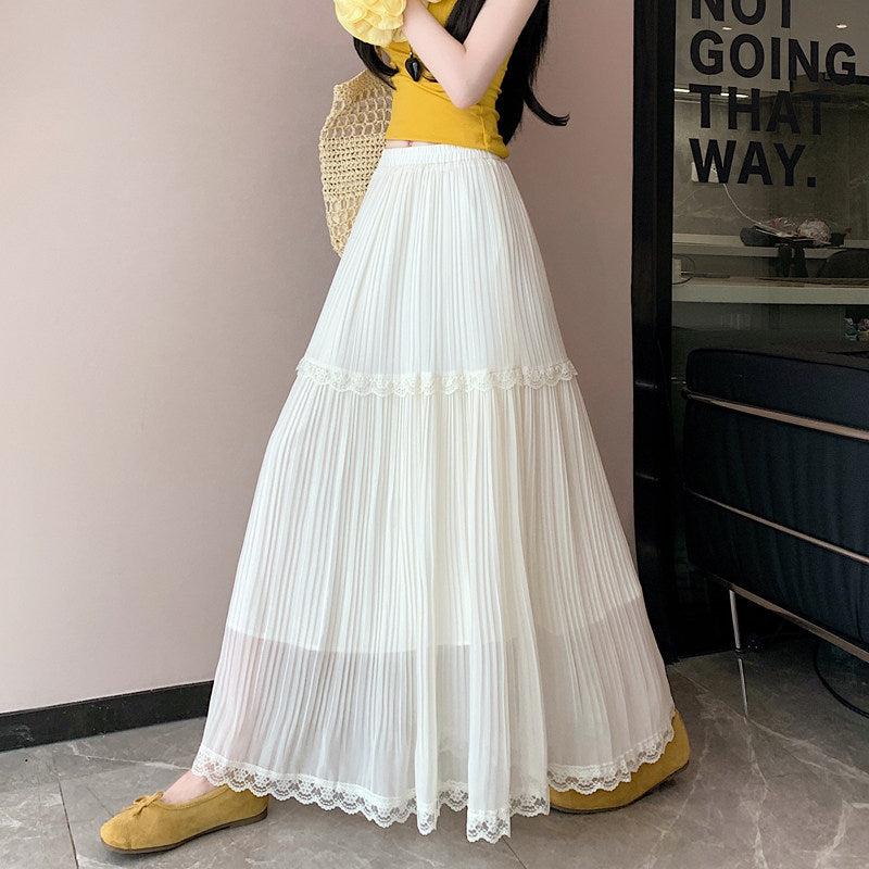 Polly Pleated Maxi Skirt