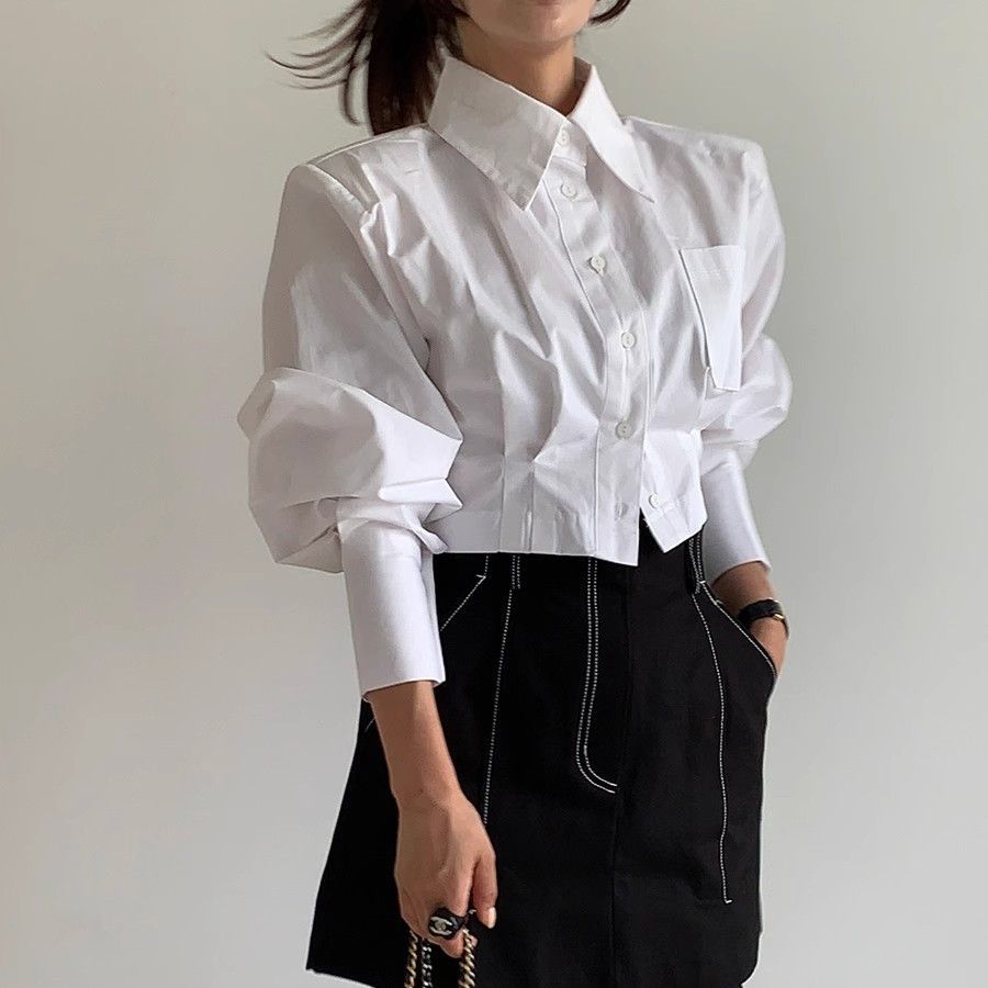 Sophie Collared Cropped Top