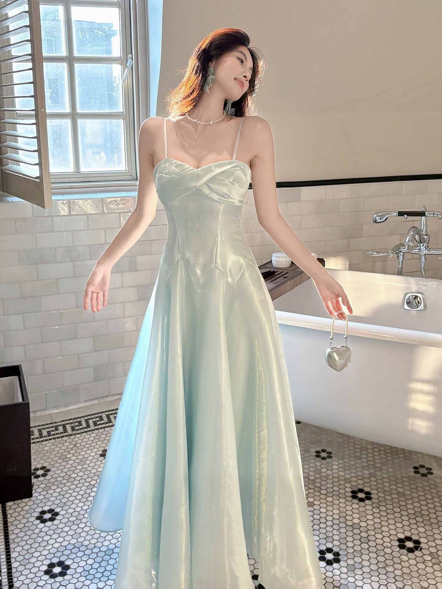 Kadita Aqua Maxi Dress