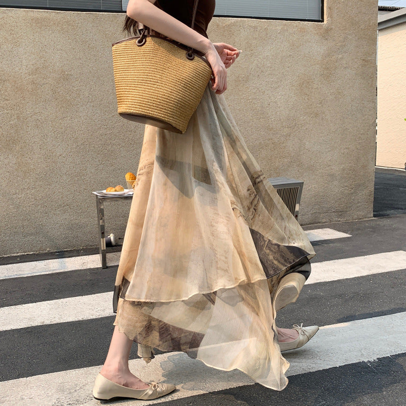 Kori Printed Maxi Skirt