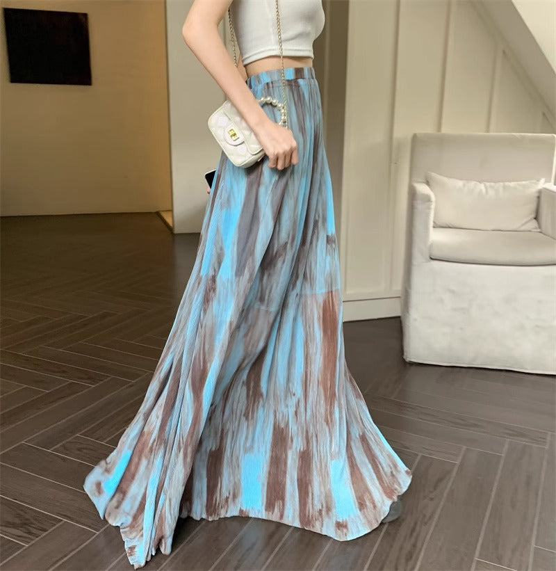 Valarie Print Maxi Skirt