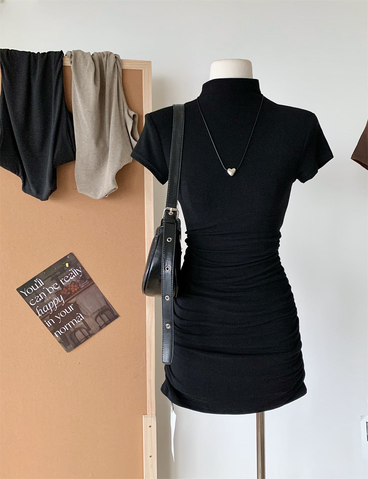 Helen High-Neck Mini Dress