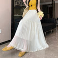 Polly Pleated Maxi Skirt