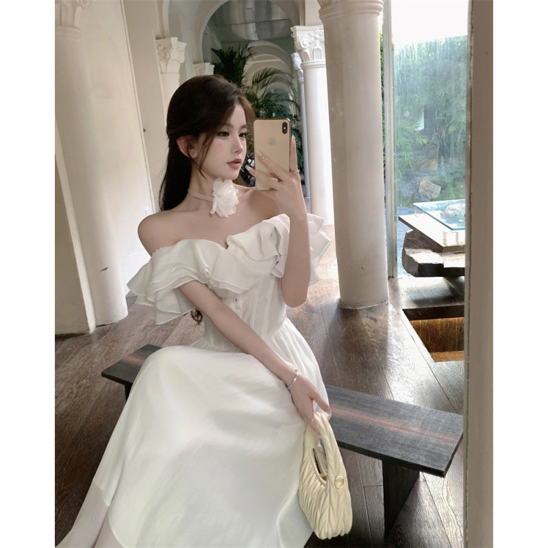 Elina Ruffle Maxi Dress
