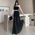 Eden Black Maxi Skirt
