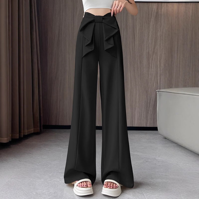 Phoebe Bow Wide-Leg Pants