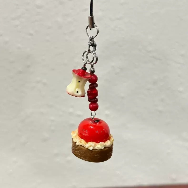 Apple Cake Keychain