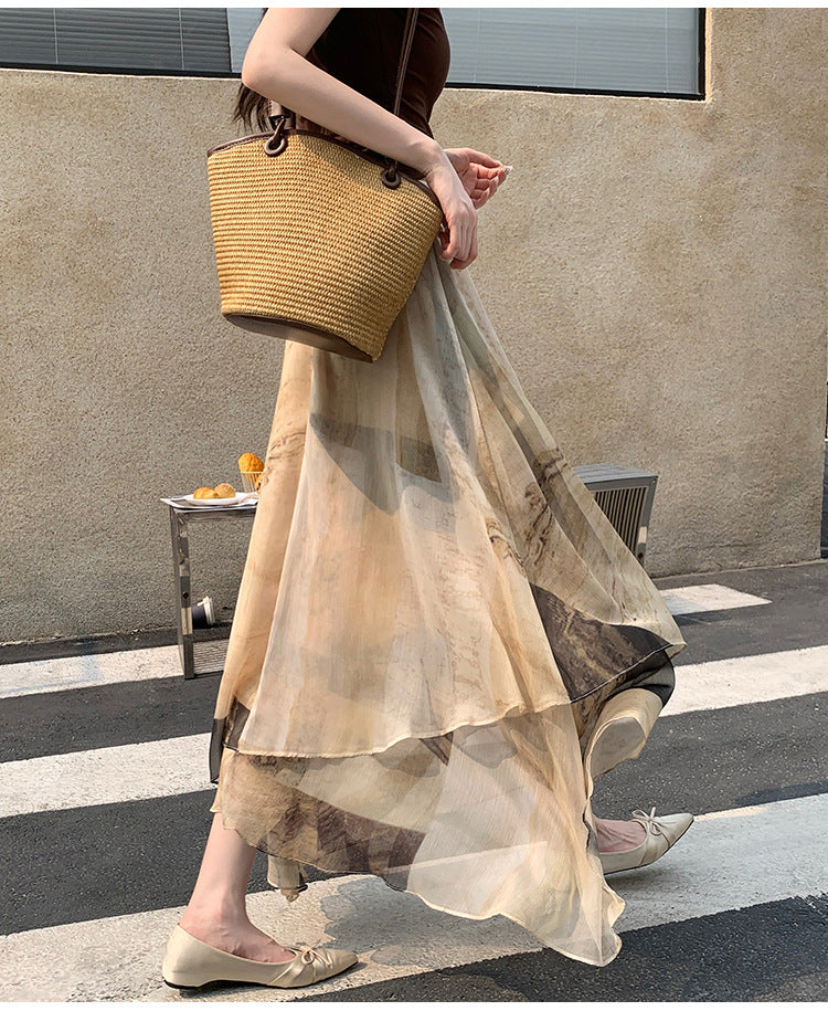 Kori Printed Maxi Skirt