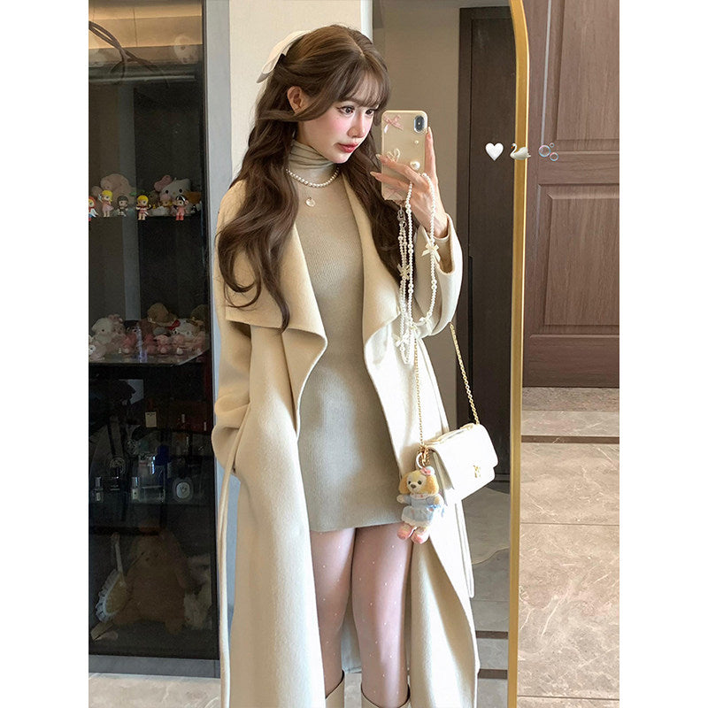 Zia Drape Wool Coat