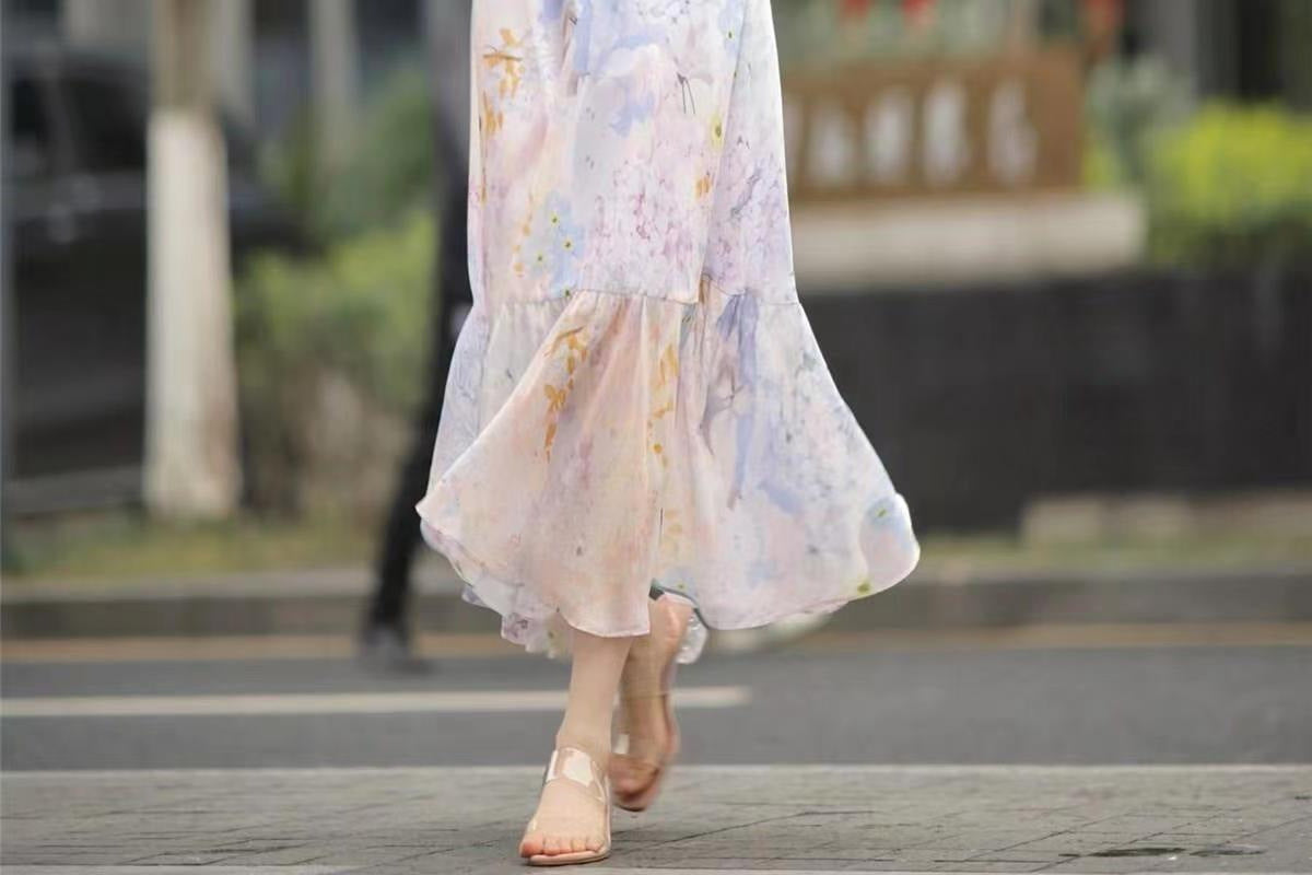 Olivia Floral Maxi Dress