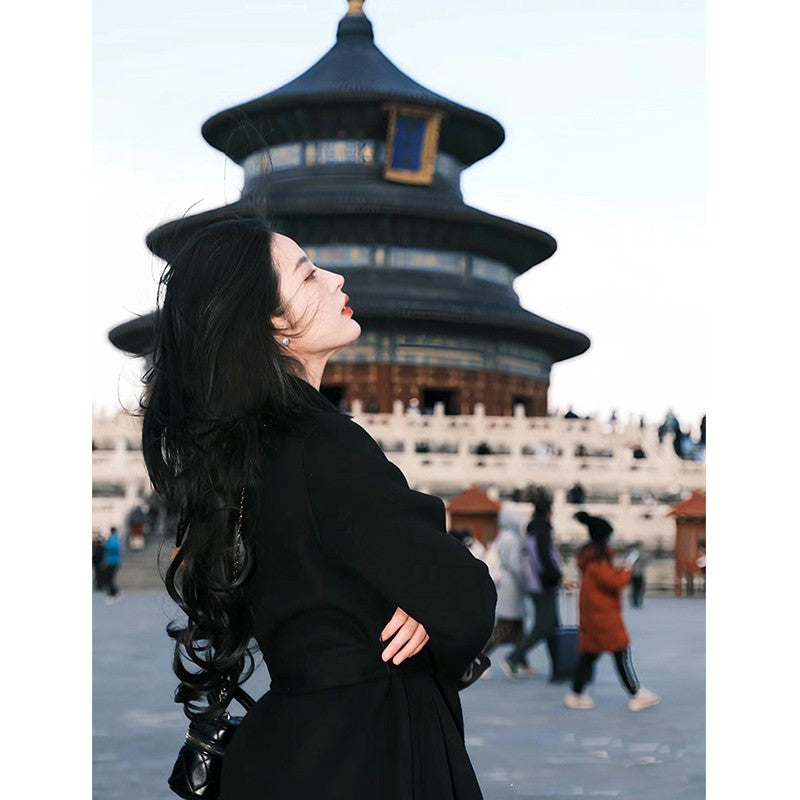 Zia Drape Wool Coat