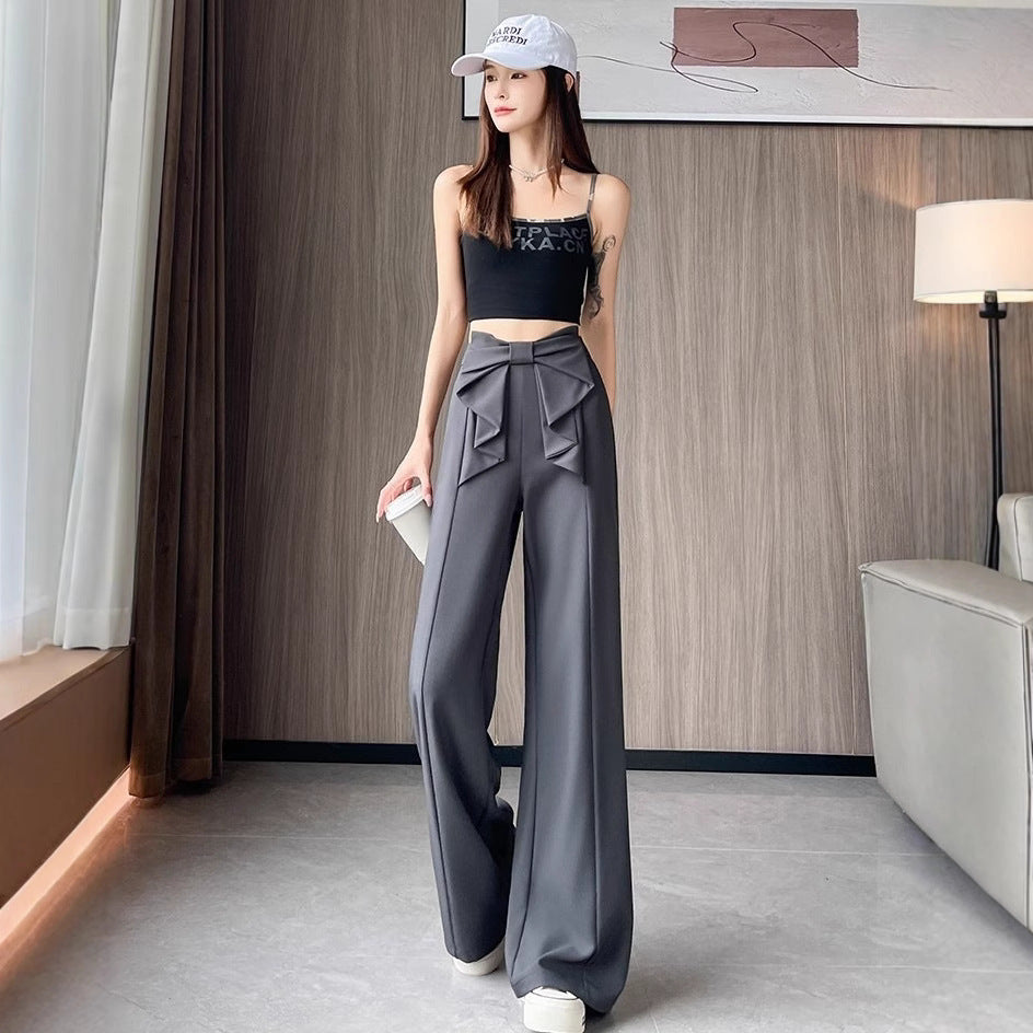 Phoebe Bow Wide-Leg Pants