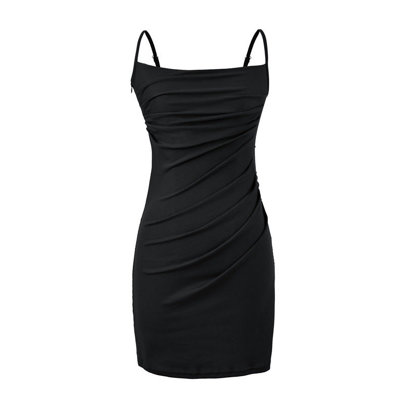 Stephanie Pleated Mini Dress