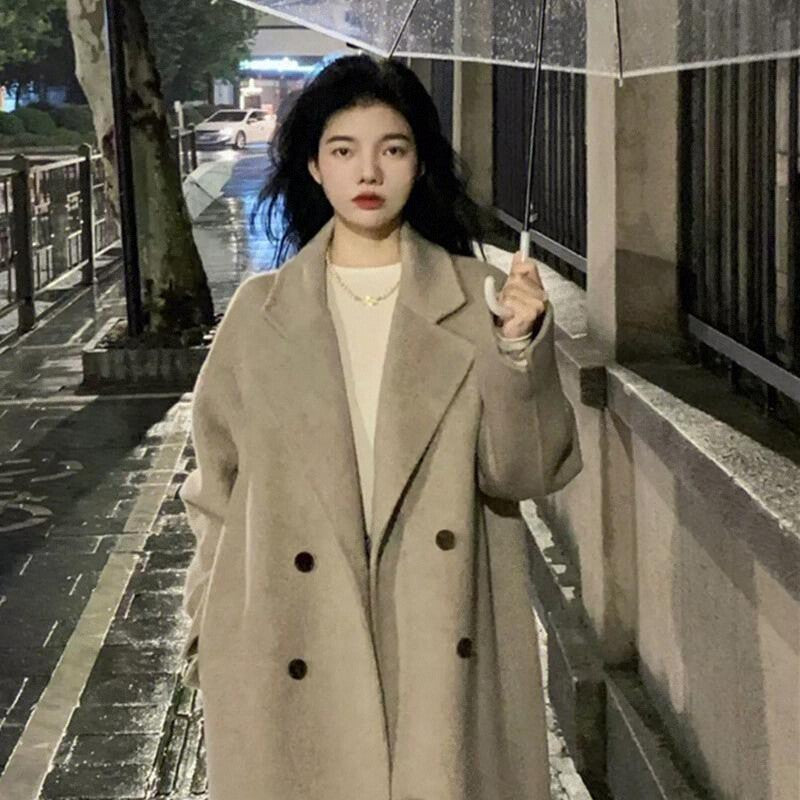 Eliana Maxi-Length Wool Coat