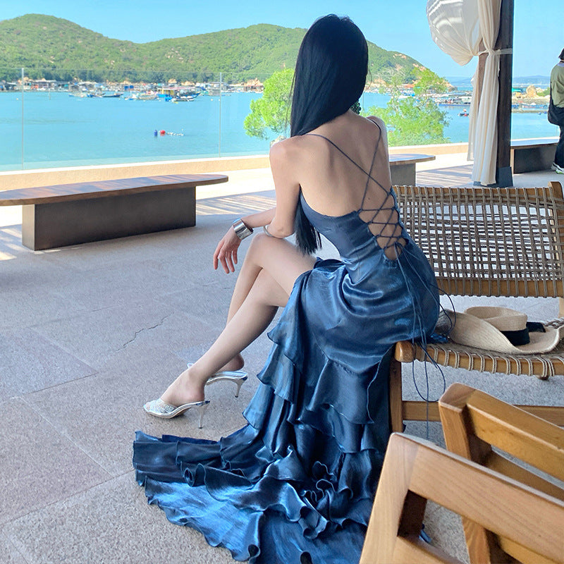 Isla Sapphire Maxi Dress
