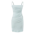 Stephanie Pleated Mini Dress